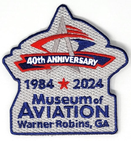 Museum of Aviation 40th Anniversary Patch