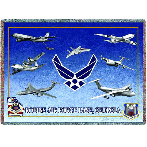 Robins Air Force Base Throw