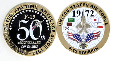 F-15 50 Year Coin