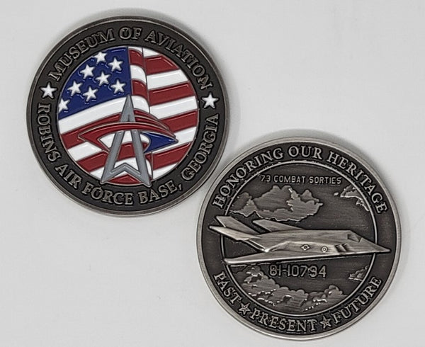 トゥールーズ スタジアム 記念メダル Delta Dawn F-117 Challenge Coin – Museum of Aviation Foundation, Inc.