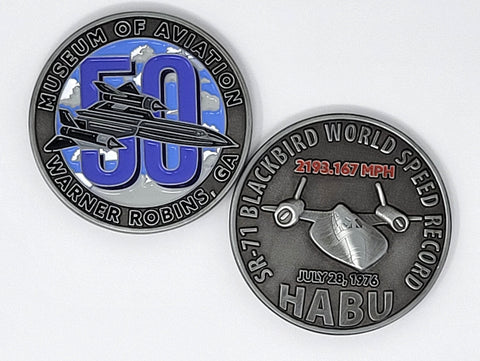 SR-71 50th Coin