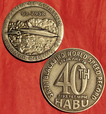 Museum of Aviation SR-71 Coin