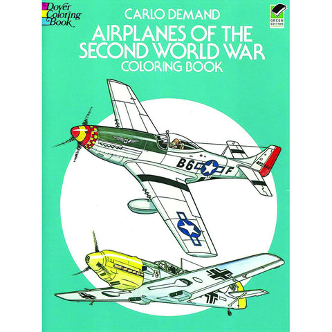 Coloring Book: Airplanes of the Second World War