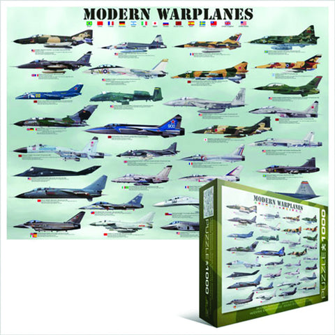 Jigsaw Puzzle: Modern Warplane