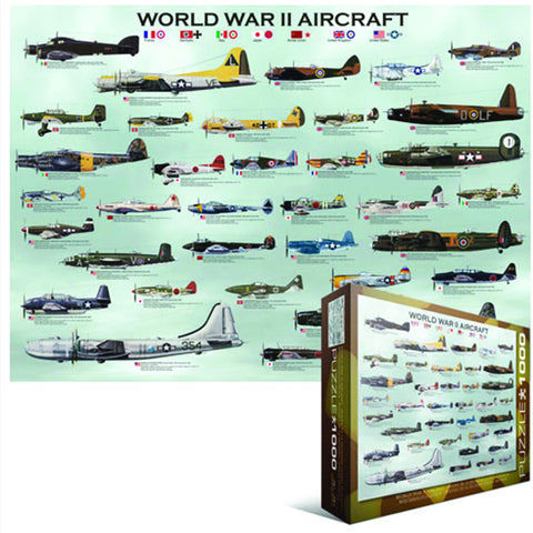 Jigsaw Puzzle: World War II Aircraft